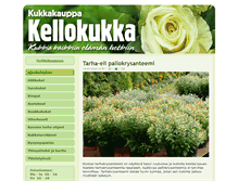 Tablet Screenshot of kellokukka.fi